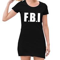 Bellatio Decorations FBI feest / verkleed jurkje Zwart