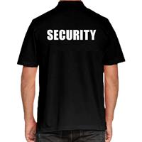 Bellatio Security grote maten poloshirt Zwart