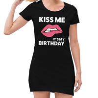 Bellatio Kiss me it is my birthday jurkje Zwart