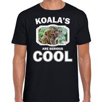 Bellatio Dieren koalaberen t-shirt Zwart