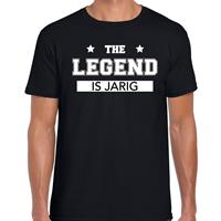 Bellatio Fun t-tshirt The legend is jarig Zwart