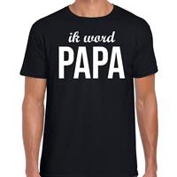 Bellatio Ik word papa - t-shirt Zwart