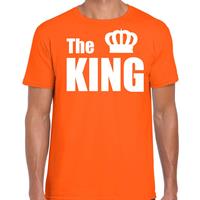 Bellatio The king t-shirt Oranje