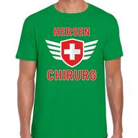 Bellatio Hersen chirurg verkleed t-shirt Groen