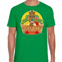 Bellatio Hawaii feest t-shirt / shirt tiki bar Aloha voor heren - Groen