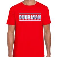 Bellatio Buurman verkleed t-shirt Rood