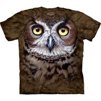 The Mountain Vogel dieren T-shirt Uil voor volwassenen