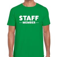 Bellatio Staff member tekst t-shirt Groen