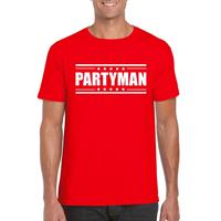 Bellatio Partyman t-shirt Rood