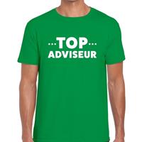 Bellatio Top adviseur beurs/evenementen t-shirt Groen
