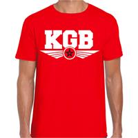 Bellatio KGB agent verkleed shirt Rood