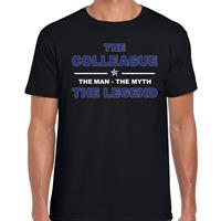 Bellatio The colleague the man the myth the legend t-shirt voor heren - Zwart