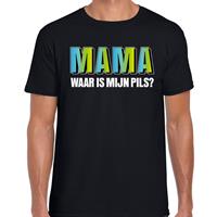 Bellatio Mama waar is mijn pils t-shirt Zwart