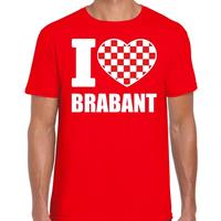 Bellatio T-shirt I love Brabant voor heren - Rood