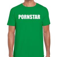 Bellatio Pornstar tekst t-shirt Groen
