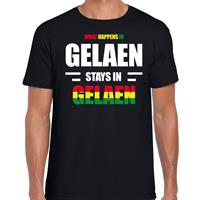 Bellatio Geleen / Gelaen Carnaval verkleed outfit / t-shirt Zwart