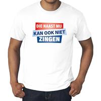 Bellatio Grote maten t-shirt Wit