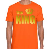 Bellatio The king t-shirt Oranje