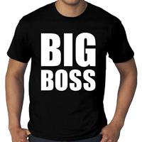 Bellatio Big Boss grote maten t-shirt Zwart