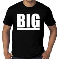 Bellatio Big grote maten t-shirt Zwart