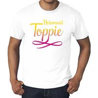 Bellatio Grote maten Helemaal toppie t-shirt - Wit