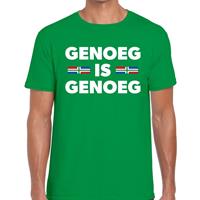 Bellatio Groningen Genoeg = genoeg protest t-shirt Groen