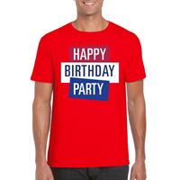 Toppers Official Merchandise Rood Toppers in concert t-shirt Happy Birthday party heren - Officiele Toppers in concert merchandise