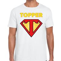 Bellatio Super Topper t-shirt heren wit / Wit