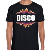 Bellatio Disco cadeau t-shirt Zwart
