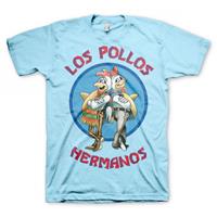 Breaking Bad T-shirt  Los Pollos blauw voor heren - Los Pollos Hermanos