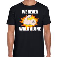 Bellatio We never walk alone t-shirt Zwart