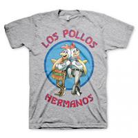 Breaking Bad T-shirt  Los Pollos grijs voor heren - Los Pollos Hermanos