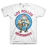 Breaking Bad T-shirt  Los Pollos wit voor heren - Los Pollos Hermanos