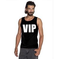 Bellatio VIP tekst singlet shirt/ tanktop Zwart