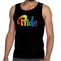 Bellatio Pride tanktop/mouwloos shirt - Zwart