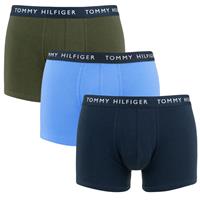 Tommy Hilfiger 3P trunks basic logotaille blauw & groen