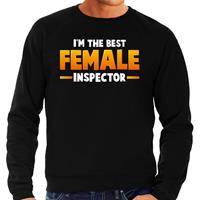 Bellatio Im the best female inspector sweater Zwart