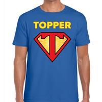 Bellatio Super Topper t-shirt heren blauw / Blauw