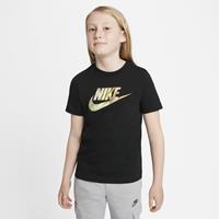 Nike T-shirt NSW - Zwart/Wit Kids