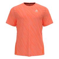 Odlo Zeroweight Engineered Chill-Tec - Running T-shirt - Herren Shocking Orange Melange L