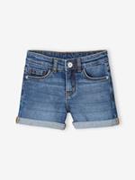 Vertbaudet Mädchen Jeansshorts mit Umschlag BASIC Oeko-Tex