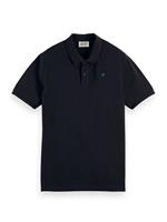 Scotch and Soda Pique Polo Donkerblauw