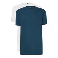Alan Red T-shirts Virginia 2-pack Denim/White (3129 - 07)
