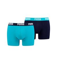 Puma Pua 2-pack heren boxershort Basic - licht blauw/blauw