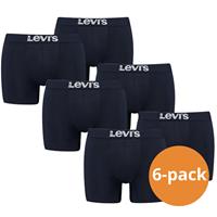 Levis Levi's Boxershorts Heren 6-pack Solid Navy
