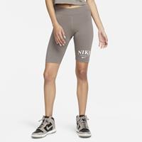 Nike Sportswear Mid-Rise Bike Shorts Damen - Damen, Ocean Cube/White