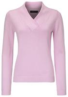 Pullover met V-hals in roze van Linea Tesini