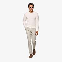 SuitSupply Ames Hose Beige Mit Kordelzug