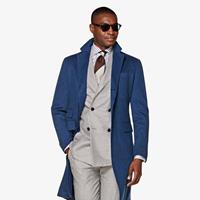 SuitSupply Mantel Blau