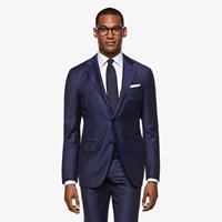 SuitSupply Lazio Anzug Blau Gestreift
